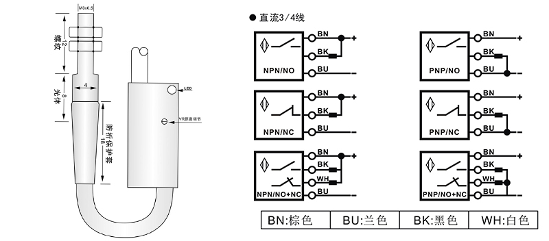 M3激光開關(guān)漫反射式