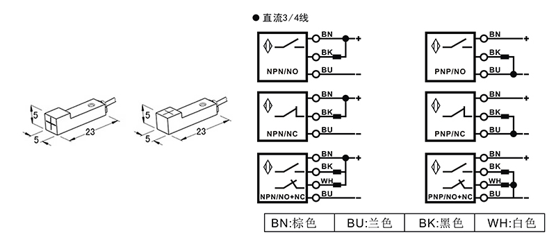 Q5方形電感式接近開關(guān)